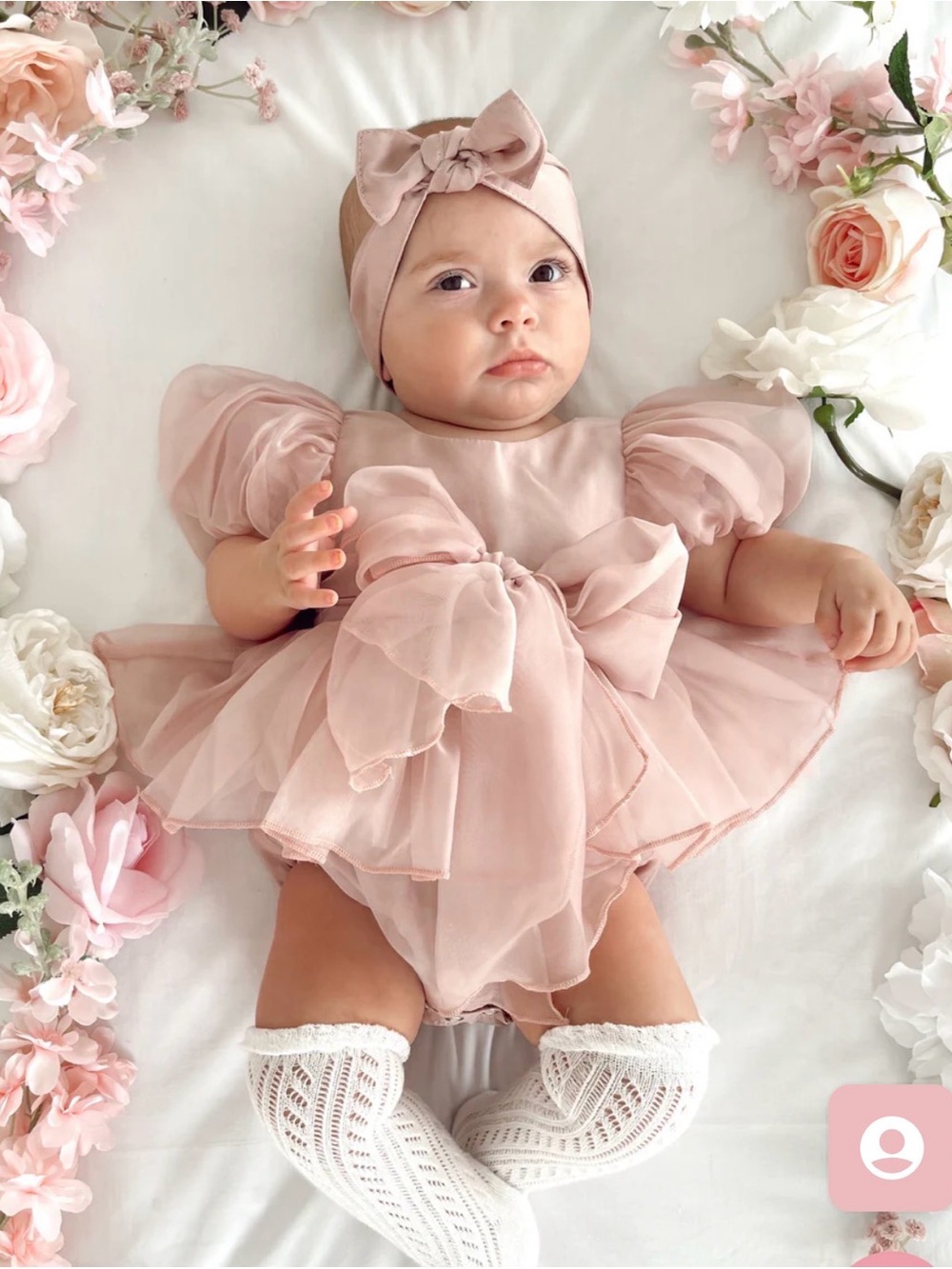 Delicate Pink Bow-Tied Formal Dress for Girls - Picture 4 of 4
